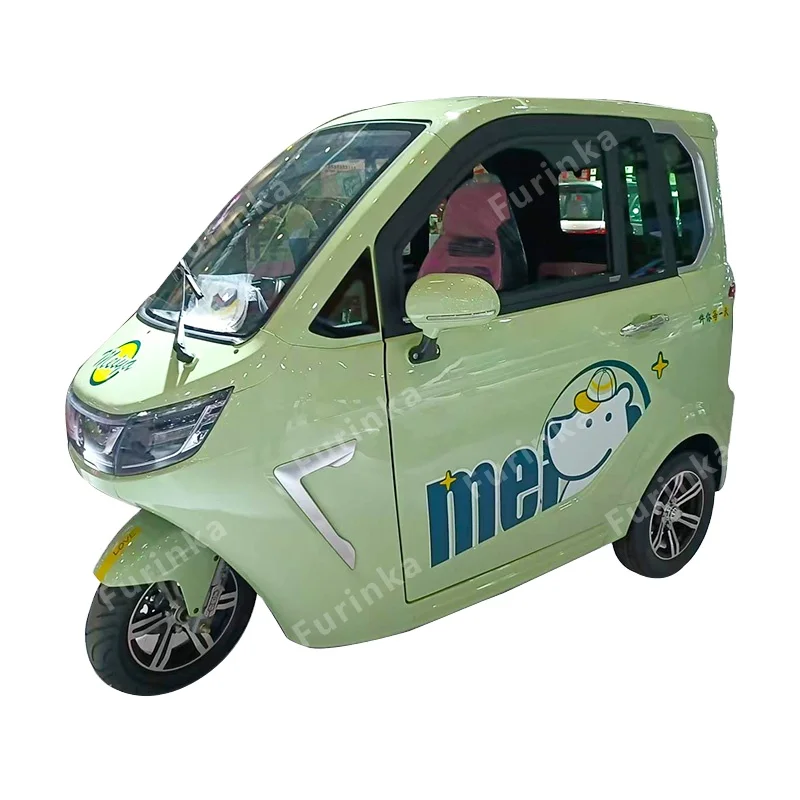 New EEC model 3-seater Electric Passenger Tricycle Voltage 60V Closed New Energy Electric Vehicle electric mini car