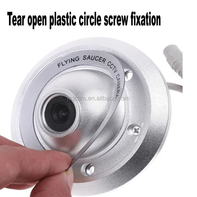 4K 8MP IP UFO Elevator Camera Dome POE Wide Angle Camera Audio CCTV Video Surveillance Cam In Security Inspection Machine