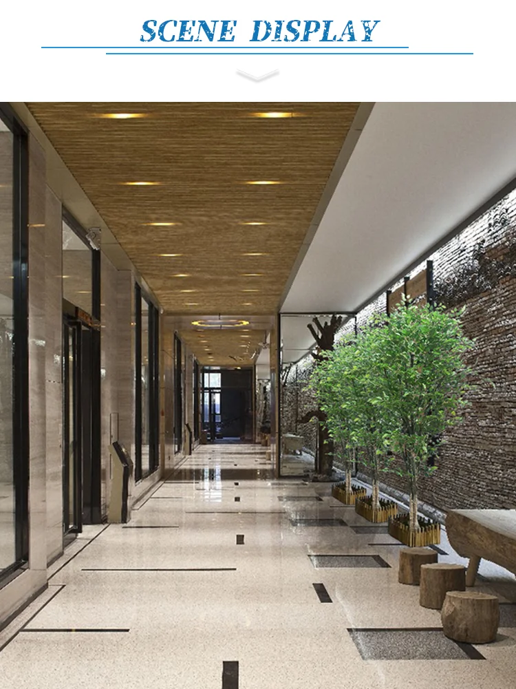 Decorative Silk Banyan Home Plants Tropical Artificial Ficus Tree