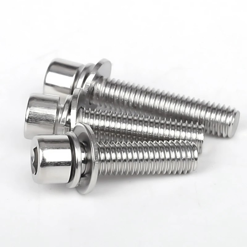 Шестигранная головка DIN GB из нержавеющей стали болт и гайка шайба комбинация
