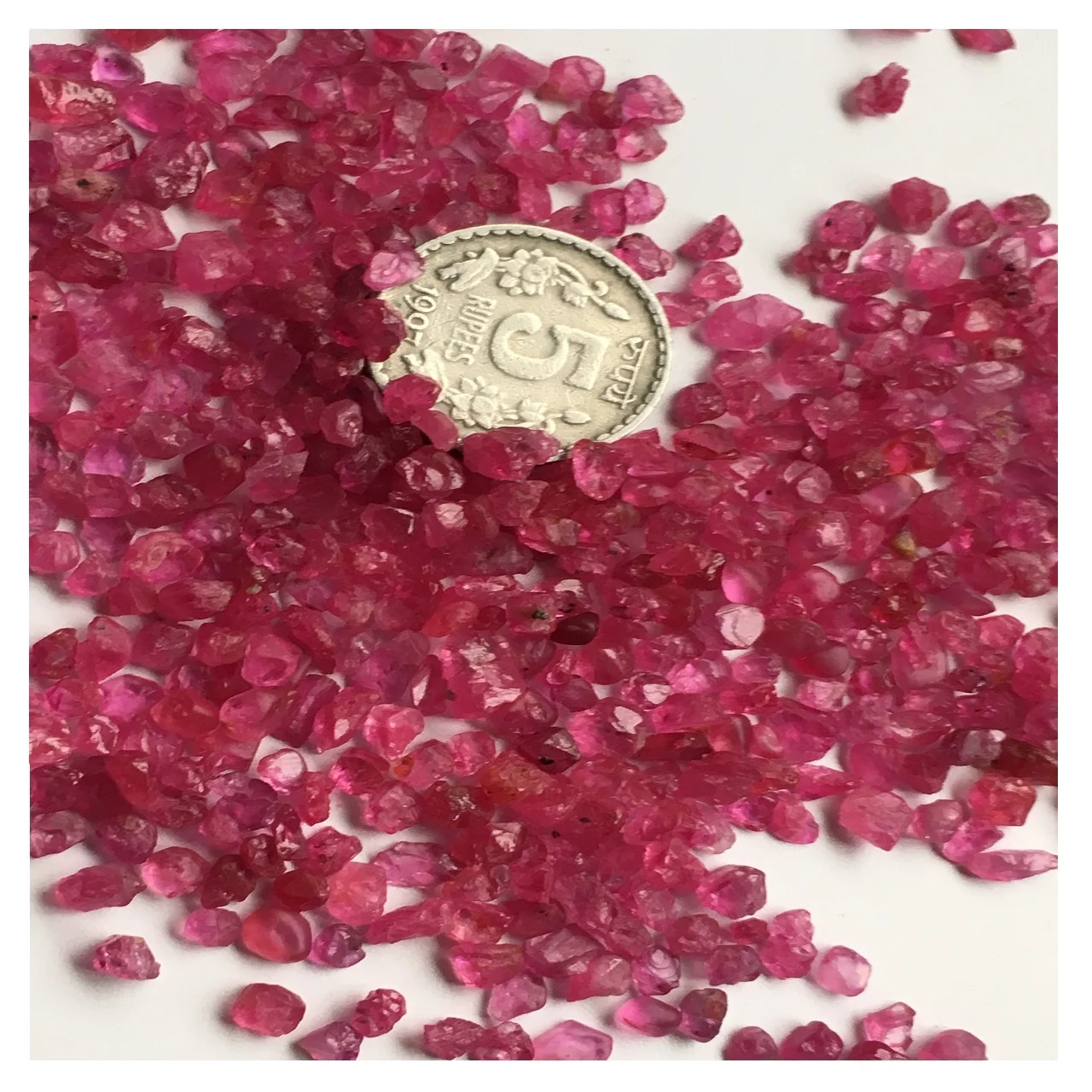 Facet Grade Quality Natural Ruby Burmese Origin Red Color Heat Treated  Rough Ruby Gemstone