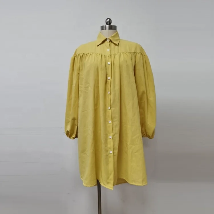 
Hot Sale Plus Size Polo Solid Color Office Designer Shirts for Women 2021 Blouses 