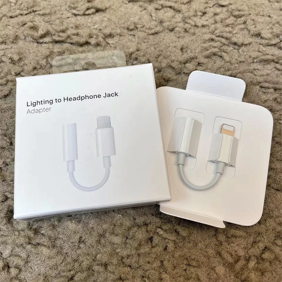 Best Quality For Iphone Headphone Jack Adapter Voice Calls Adapter Lighting To 3.5 Mm Headphone Jack Adapter For Iphone Earphone