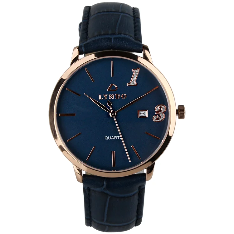 Woman Quartz Watch with Date Window Original Quartz Watches