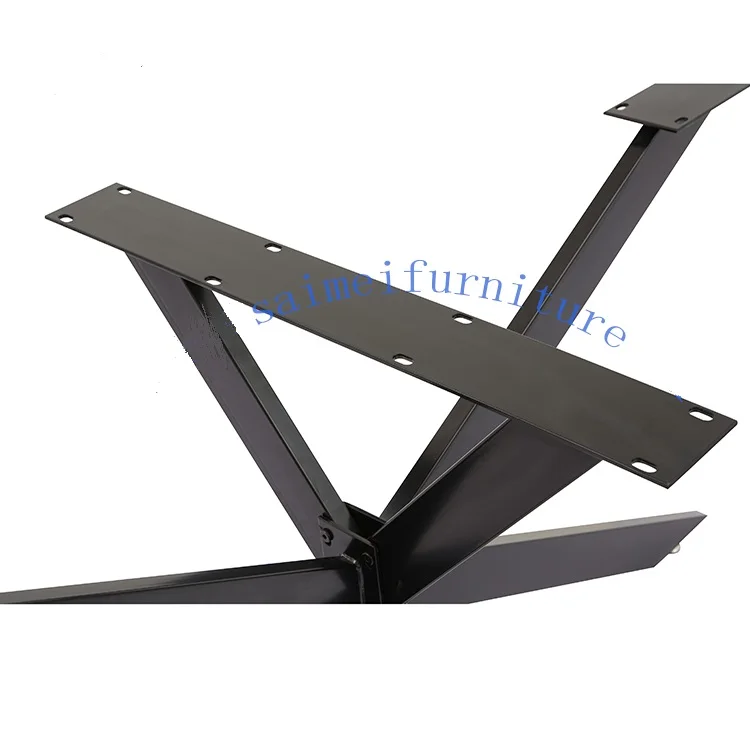 Modern Contemporary Metal Adjust Foot Leg OEM  Steel Tube Furniture Black Spider Table Leg for dining table coffee table!