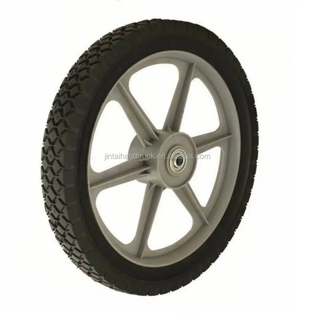 14 inch semi pneumatic rubber wheel 14x1.75 plastic tire rubber wheel wash cart tire 14x175