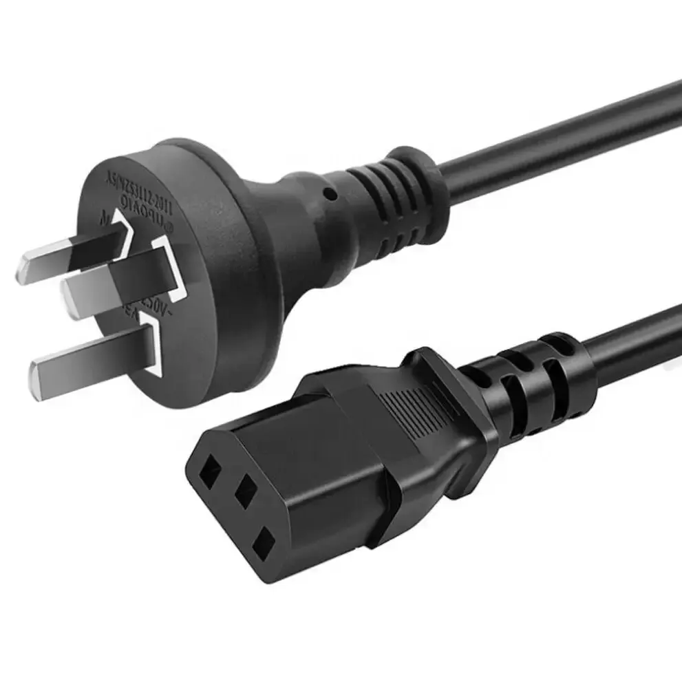 Лидер продаж на Ebay штекер для чайника 1 2 м AU 3 Pin к IEC C13 Aus 240 в одобренный SAA кабель питания свинцовый шнур ПК PS3 бесплатный