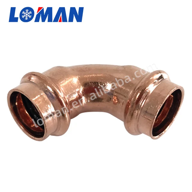 LOMAN standard press fitting bend 90 press copper press fittings