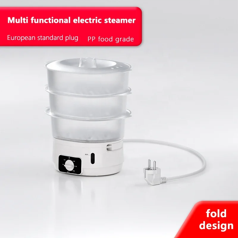 Kitchen Appliance Timing Food  Steam Cooker 13L 800w High-power Electric Vegetable/seafood Steamer