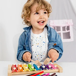 Customize logo Solid beech wood hammer mallet with round edge