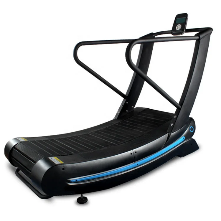 commercial self- generated curve treadmill gym running equipment Curved treadmill