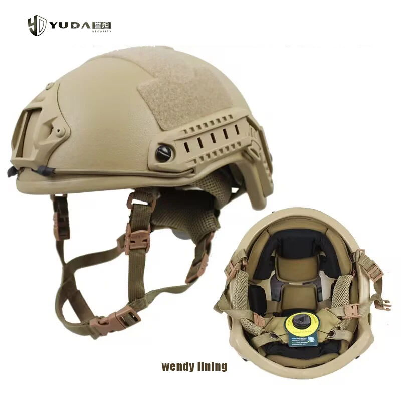 Yuda tactical fast helmet carbon aramid kevlar helmet uhmwpe tactical combat fast helmet for men