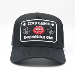 Custom 5 Panel Embroidery Patch Foam Trucker hats caps ODM OEM