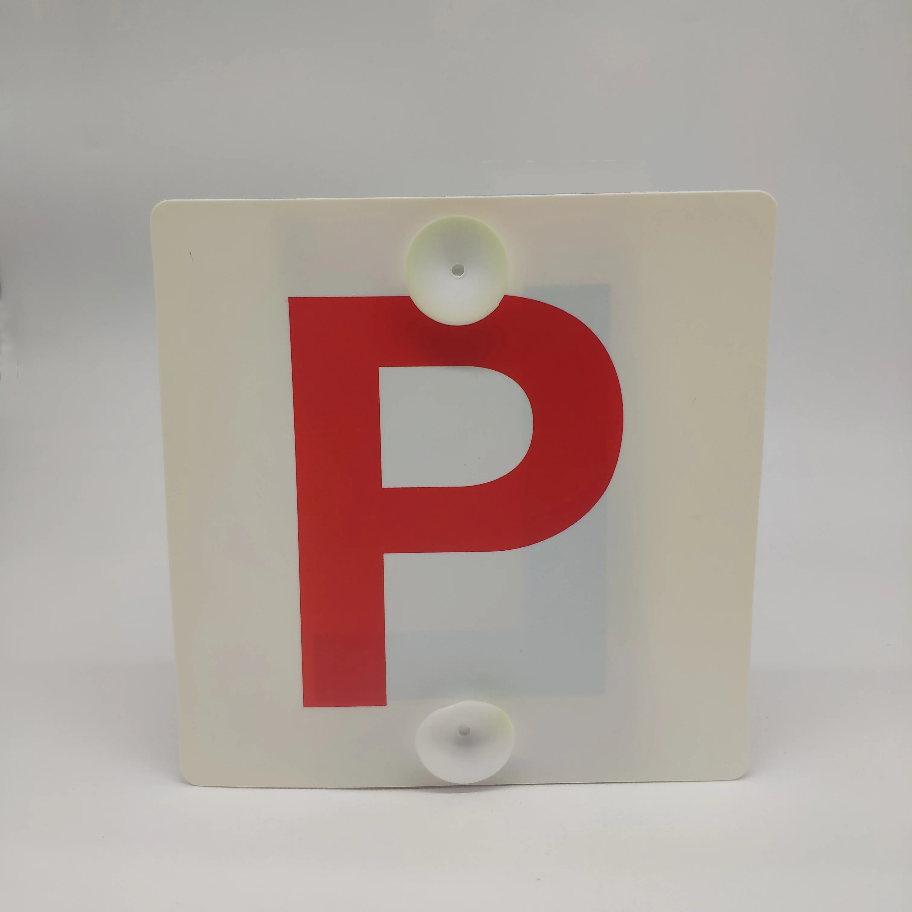 PVC LP plates 2 packs, learner plates extra strong stick on car for new learner drivers double sides