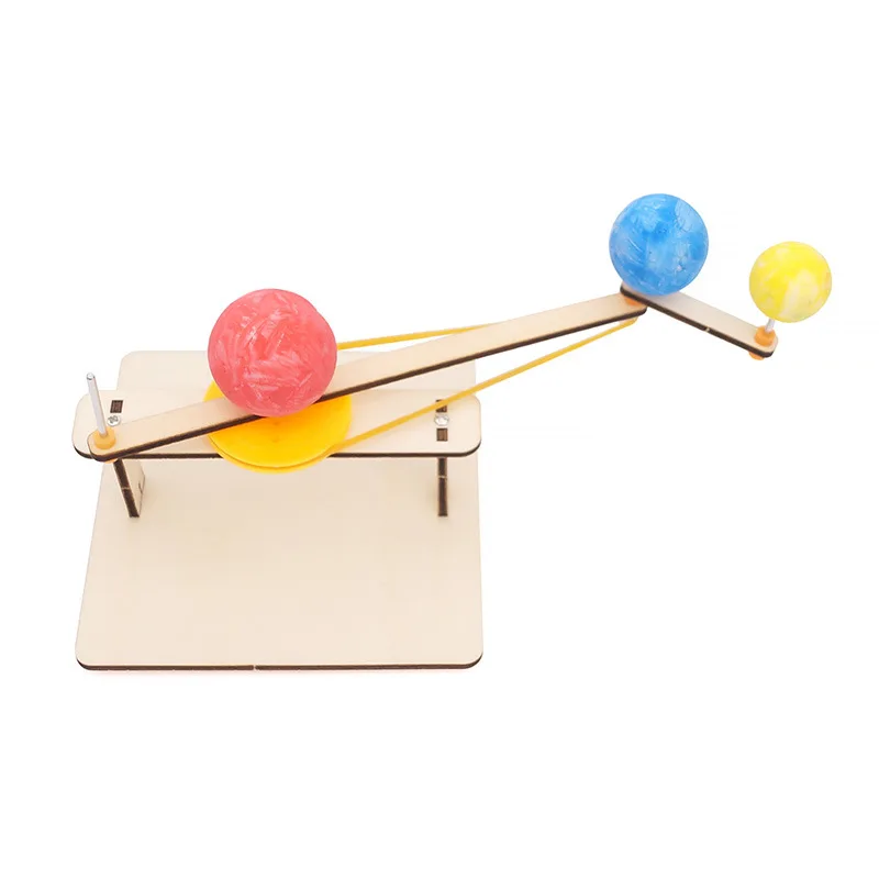 DIY Earth Moon Sun Orbital Planetarium Geography Physical Learning Toy Science Experiments Kits,STEM toy Learning Sets