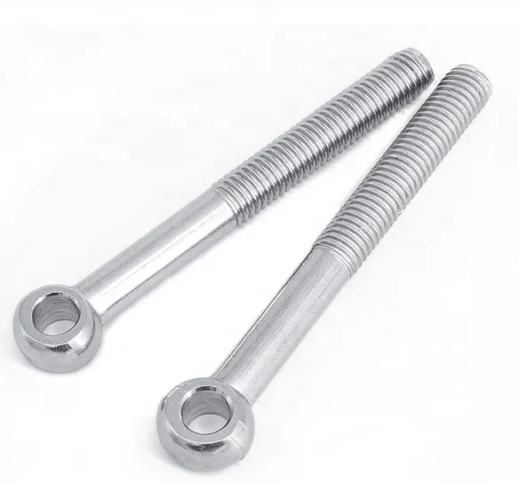 304 stainless steel articulated screw with hole fish eye bolt DIN 444 Knot rod