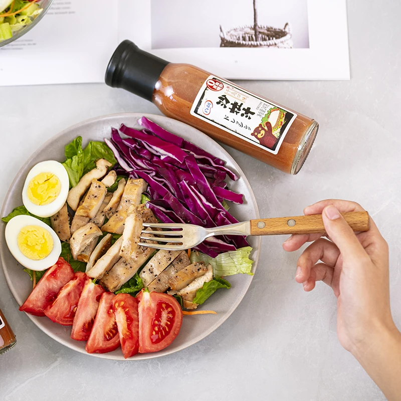 Wholesale Hot Sale1.5L 250g  BRC-A BSCI Japanese Flavor salad dressing