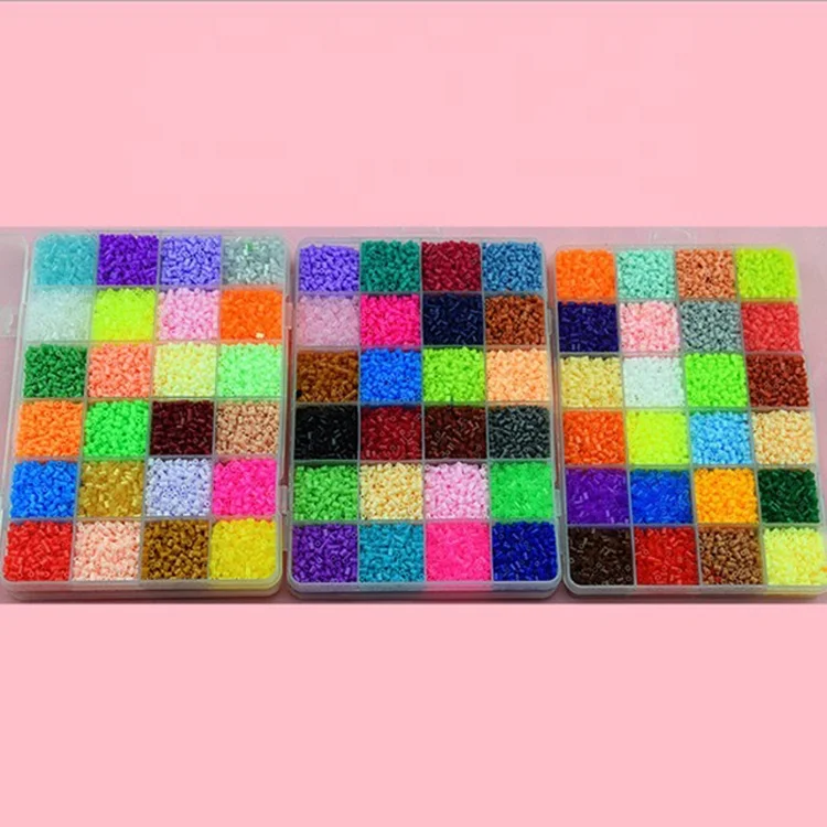 Factory directly sale kids diy hama beads 2.6mm mini perler fuse beads