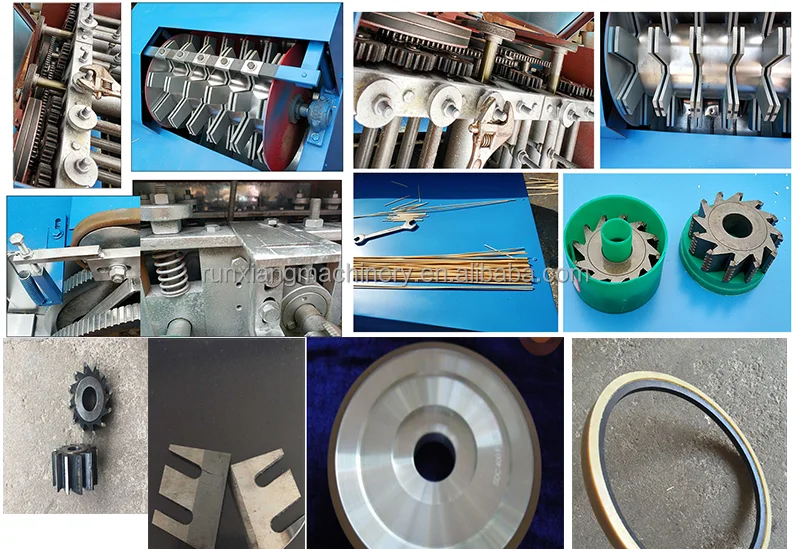 Wood bamboo toothpick making machine to manufacture food skewer