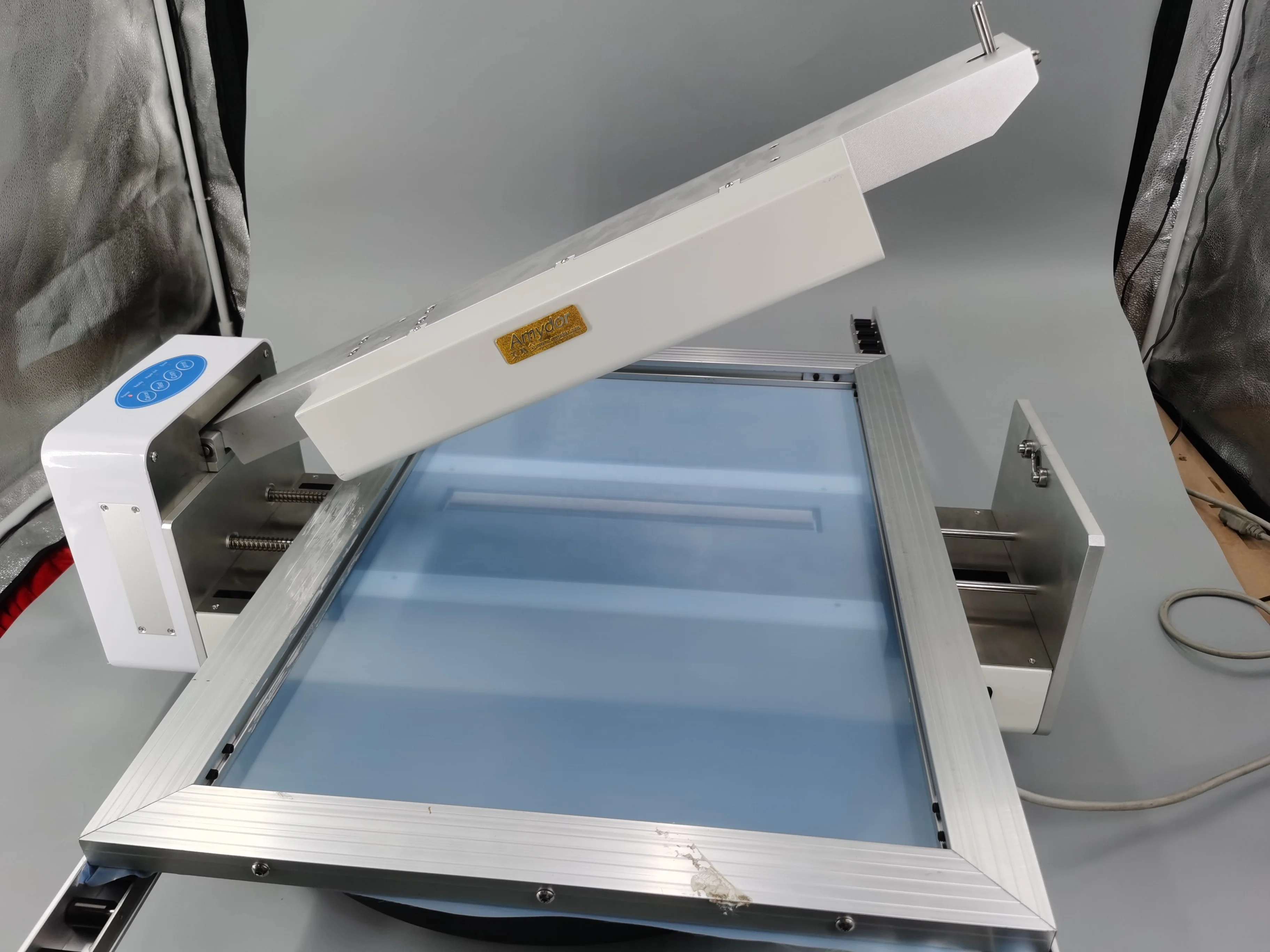 Аппарат для трафаретной печати AMD550A, без пленки/экспозиции/сушки, для футболок, одежды, цифровой аппарат для печати тарелок, аппарат для трафаретной печати