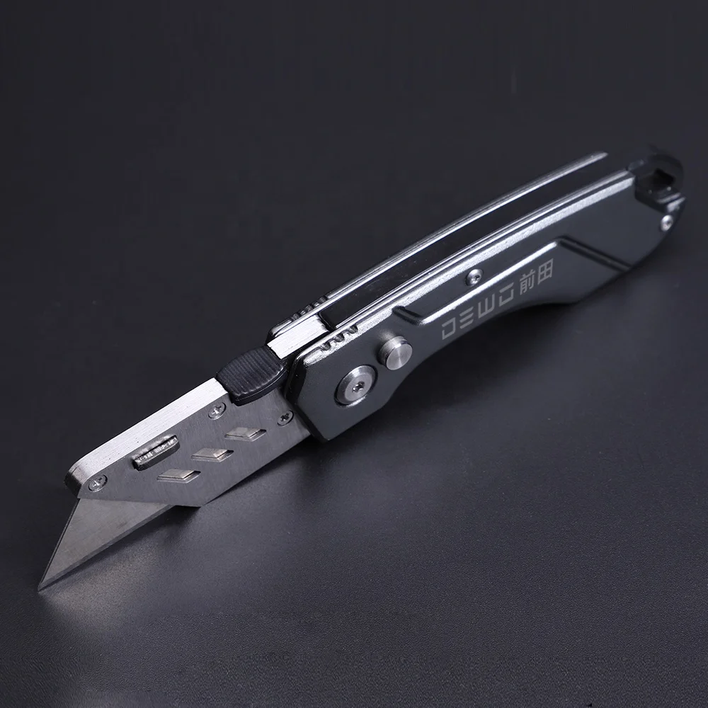 Portable utility knife Heavy duty thickening tool knife Stainless steel foldable knife