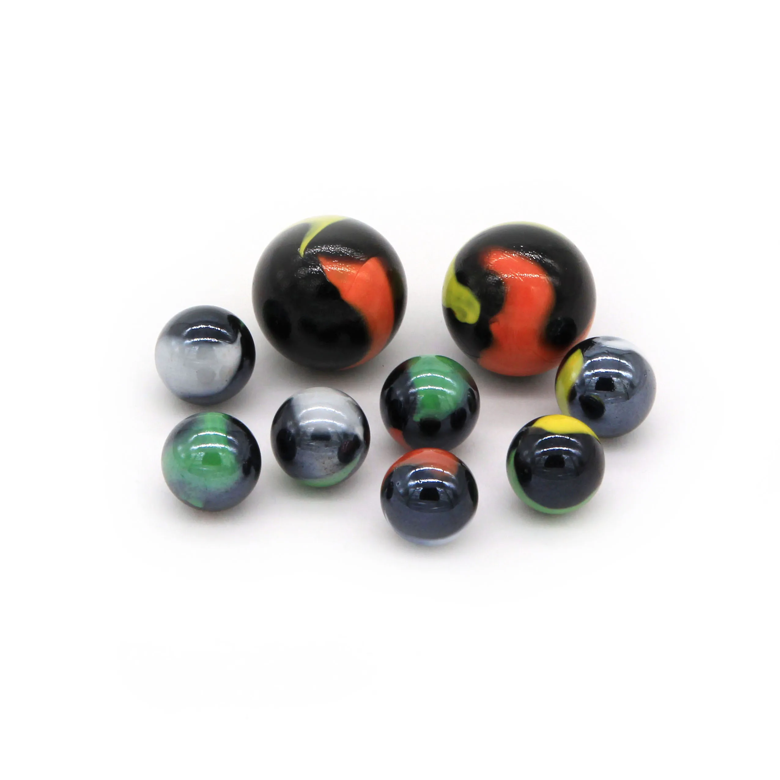 Aobang funny games 14mm 16mm 25mm Glass Marbles Game Ball for children