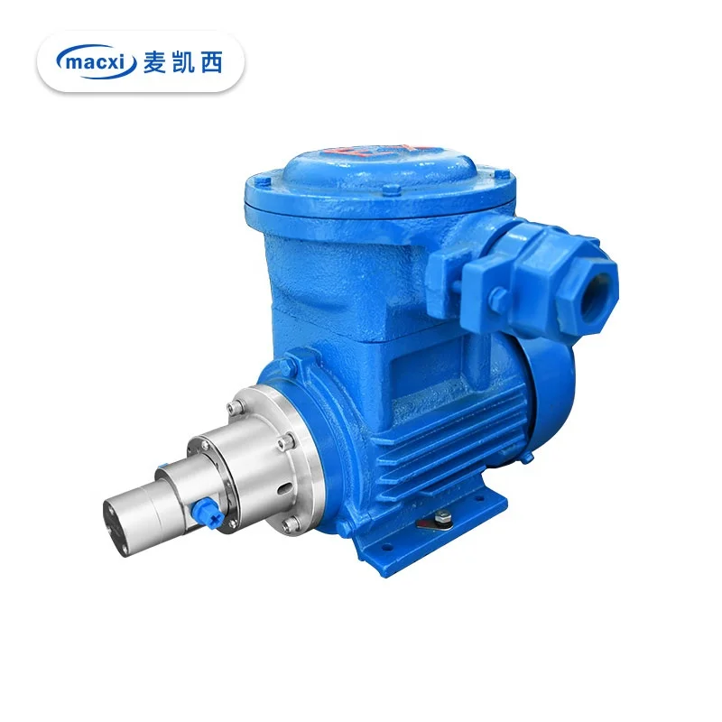 Magnetically coupled gear pumps with electro-magnetic drive gear explosion proof AC asynchronous motor pump