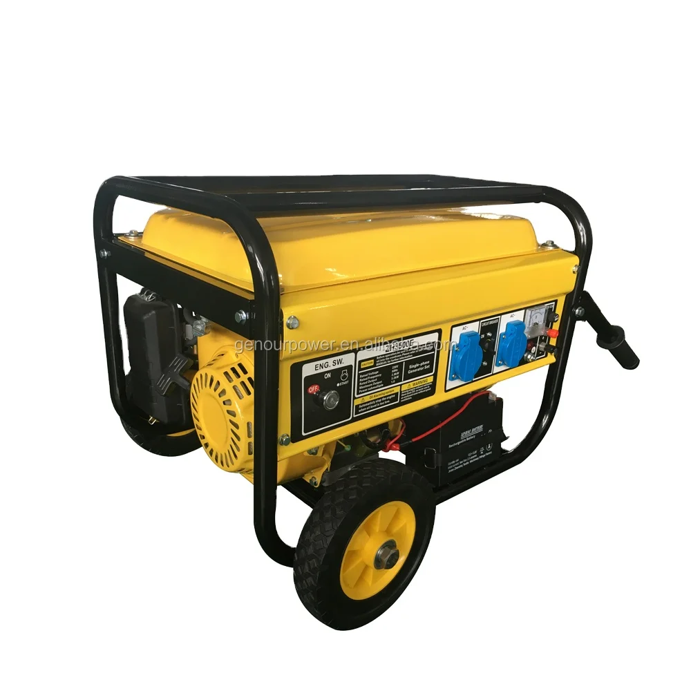  100% медный провод 7hp 2.8kw дизель-генератора с ручкой и