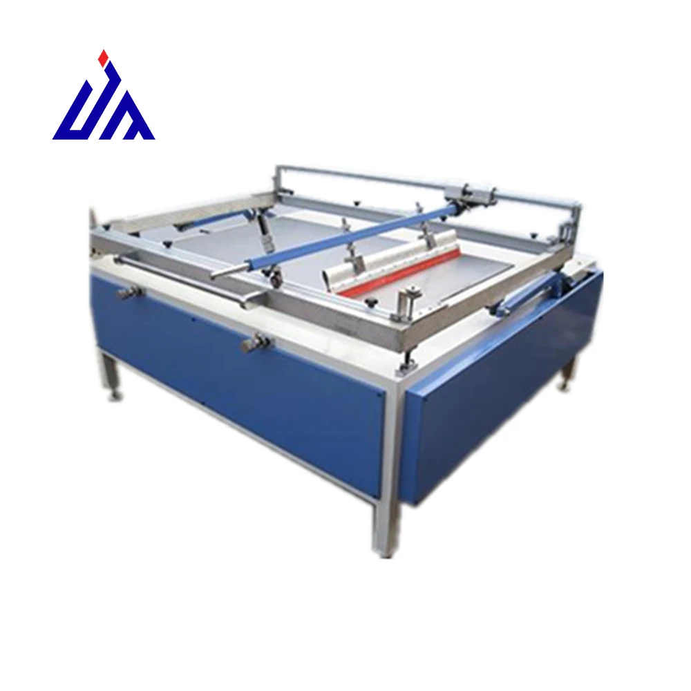 precision large manual format manual flat silk screen printing machine