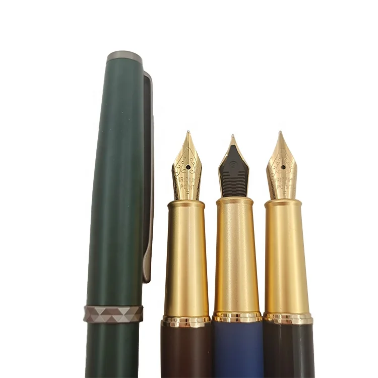 New Classic Chinese Style Luxury Business Fountain Pen Best Gift For Men Metal Pen With Logo