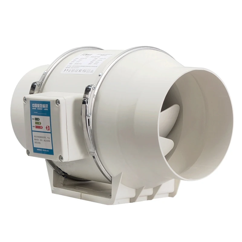 VANJINE 220v Duct Booster Exhaust Fan Bathroom Duct Ventilation Fan Duct Fan For Purging