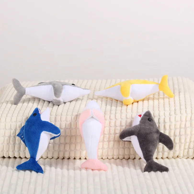 Shark bouffalant plush Mini Plush Shark Toy Small Cheap Stuffed Animal Keychain Toy