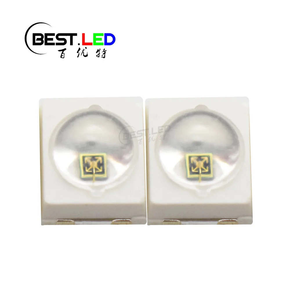 Super Bright 500nm 505nm Wavelength 60° Viewing angle Green SMD LED 2835 60 Degree LED Diode for Traffic Light
