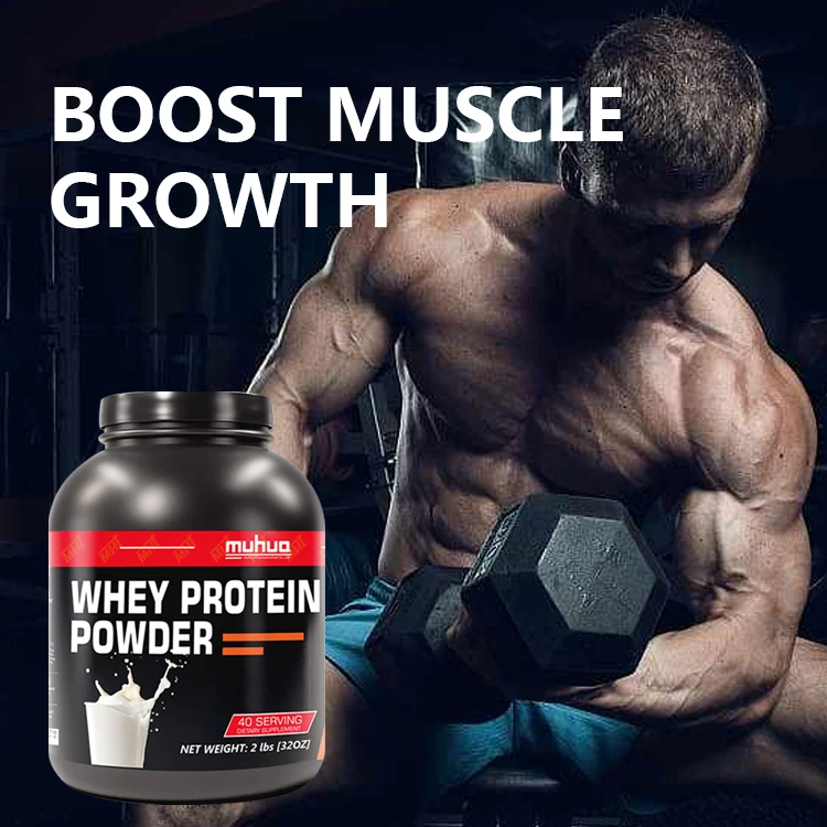 Wholesale and OEM production of muscle growth whey protein powder in the source factory