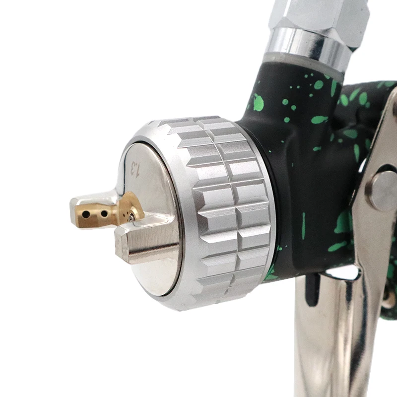 Manual Multi-functional repairable sprayable air pneumatic spray gun  painting mini with Metal Swivel Cup