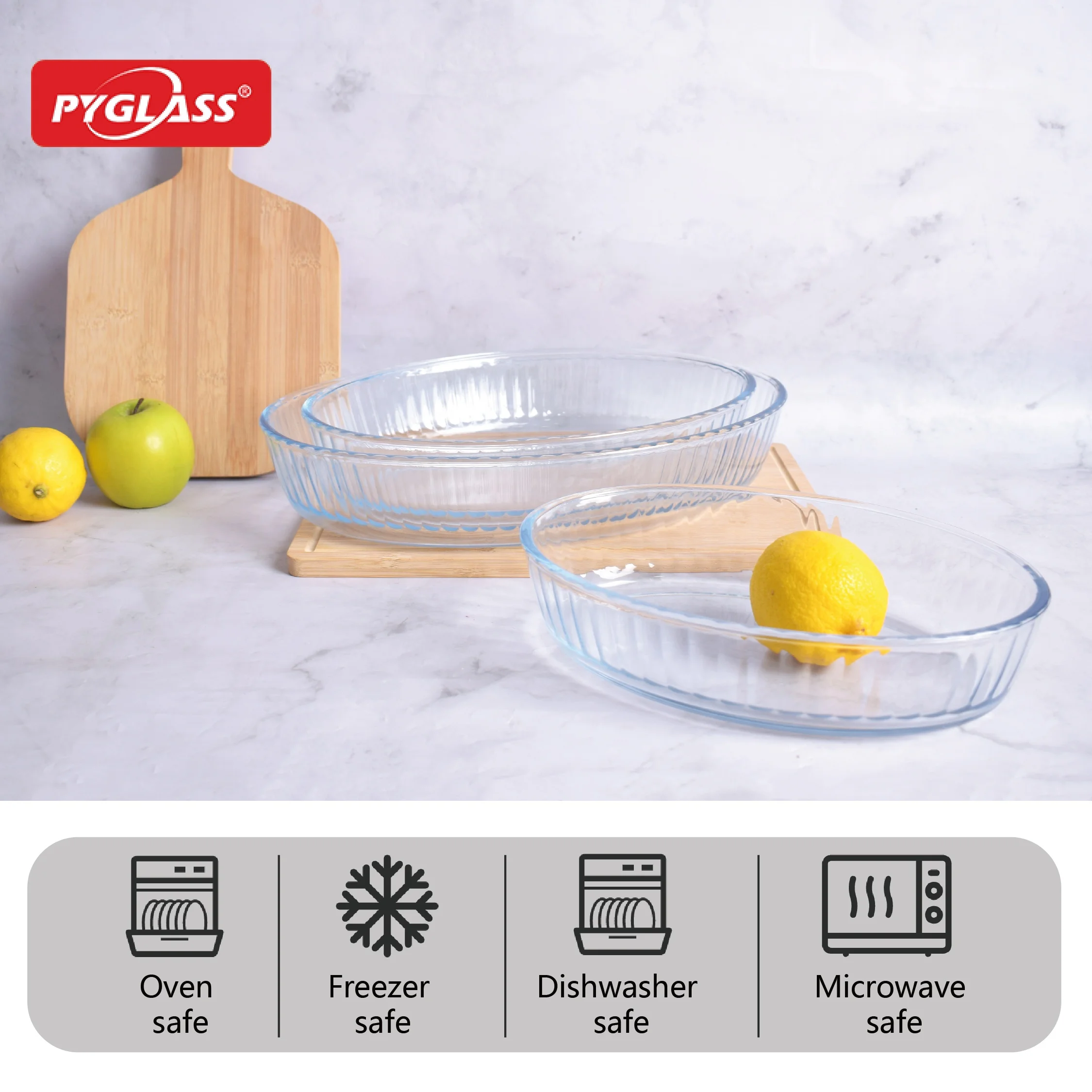 Cooking and Serving Pan Baking Pans,Kitchen  Glass Baking Dish  for Lasagna, Leftovers
