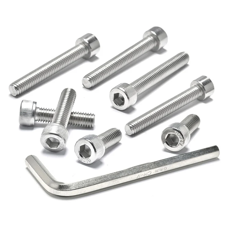 DIN7991 SS 304 316 Stainless Steel M4 M5 M6 M8 Flat Headed Hex Socket CSK Head Machine Screws
