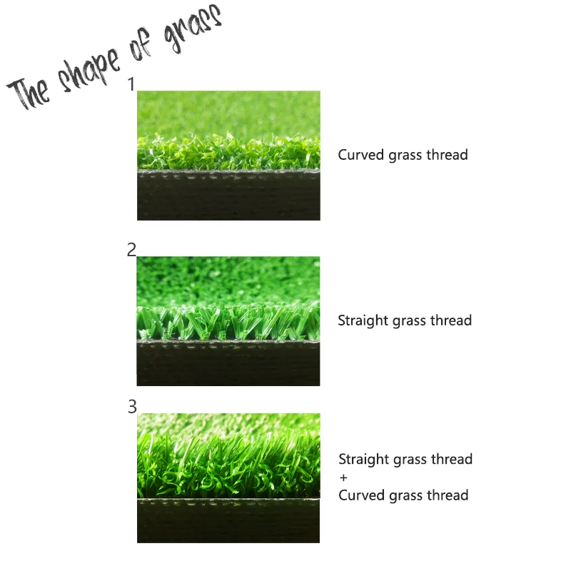 Lightweight Artificial Synthetic Grass 30mm and 25mm Height for Soccer and Football Artificial Flower Turf