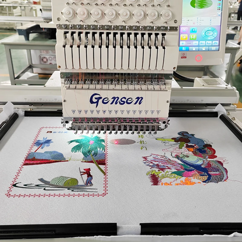 Single head Dahao Computer embroidery sewing machine price, machine for embroidery