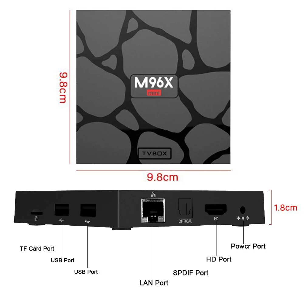 ТВ-приставка на Android Smart tv box Amlogic S905X4 11 0 4K четырехъядерный IPTV Set-top OEM