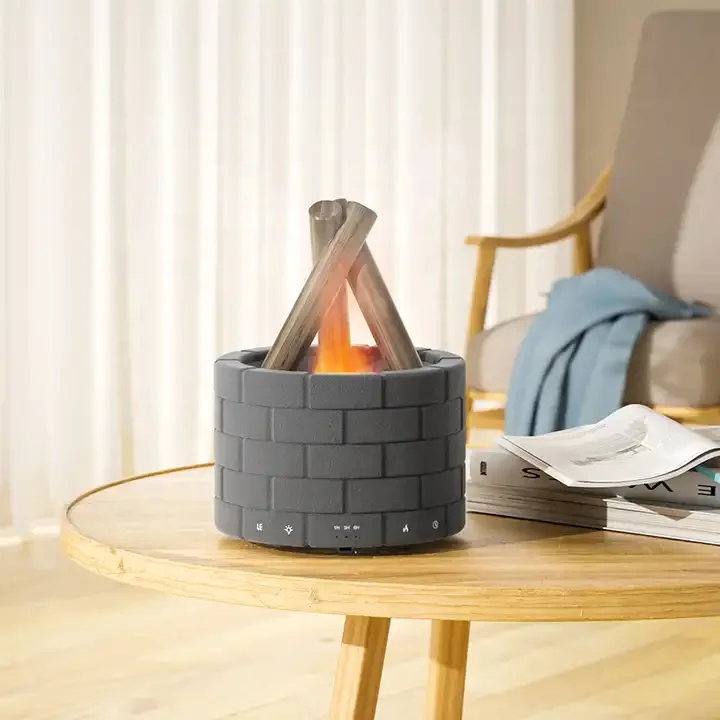 Wholesale H10 Bonfire Aromatherapy Diffuser 280ML Flame Air Humidifier Popular Essential Oil Diffusers