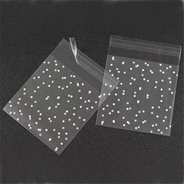 Opp Bag Transparent White Self-adhesive Plastic Bag Different Sizes Jewelry Decoration Clothes Package Bag