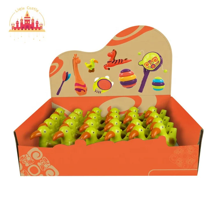 2023 Interesting Musical Instrument Colorful Plastic Tambourine Toy for Children SL07A027