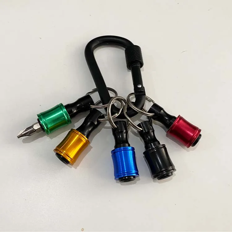 1/4 Inch Hex Shank Keychain Extension Bar Screwdriver Bits Holder Socket Adapter Drill Bit Screw Adapter Fast Change Bit
