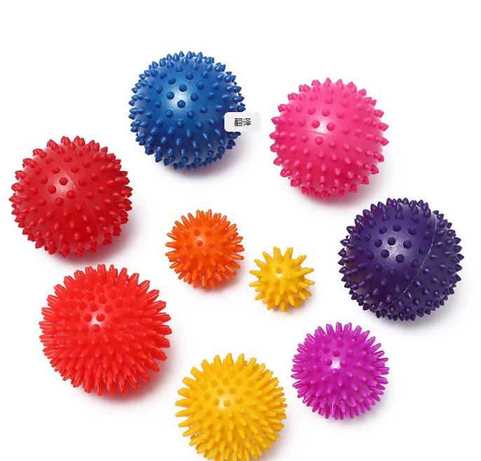 
wholesale Spiky foot self muscle relaxation yoga pvc small physio roller Massage Ball 