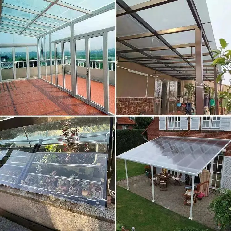 SINHAI PC clear policarbonato transparent polycarbonate plate roofing sheet Greenhouse Plastic polycarbonate sheet