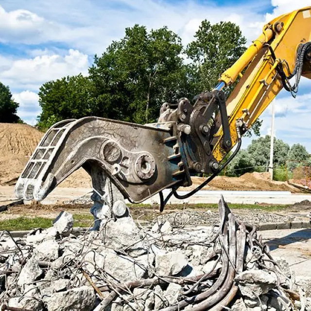 YICHEN The Magnetic suction hydraulic pulverizer magnet pulverizer for demolition and recovery