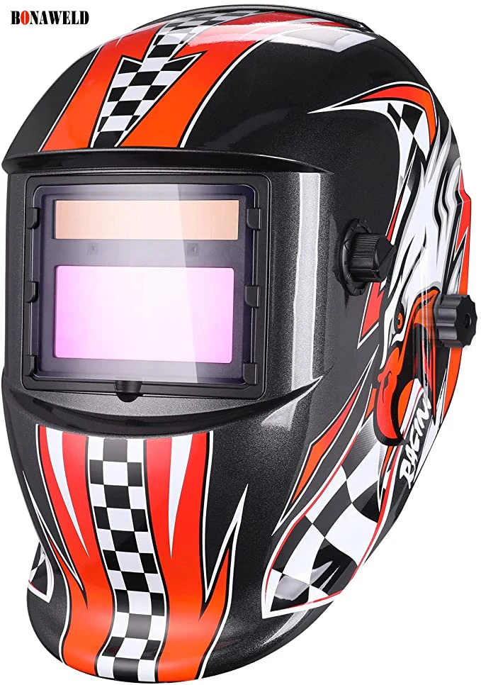 Head mounted auto darkening Auto-Darkening automatic welding helmet
