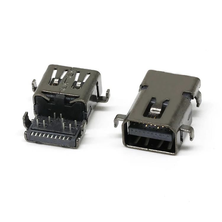 Mini DP Connector Through Hole 20Pin Mini DP B Type Female Receptacle Connector