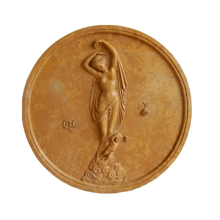 Yellow marble beauty nude lady statues beauty nude girl statue nude girl garden statue